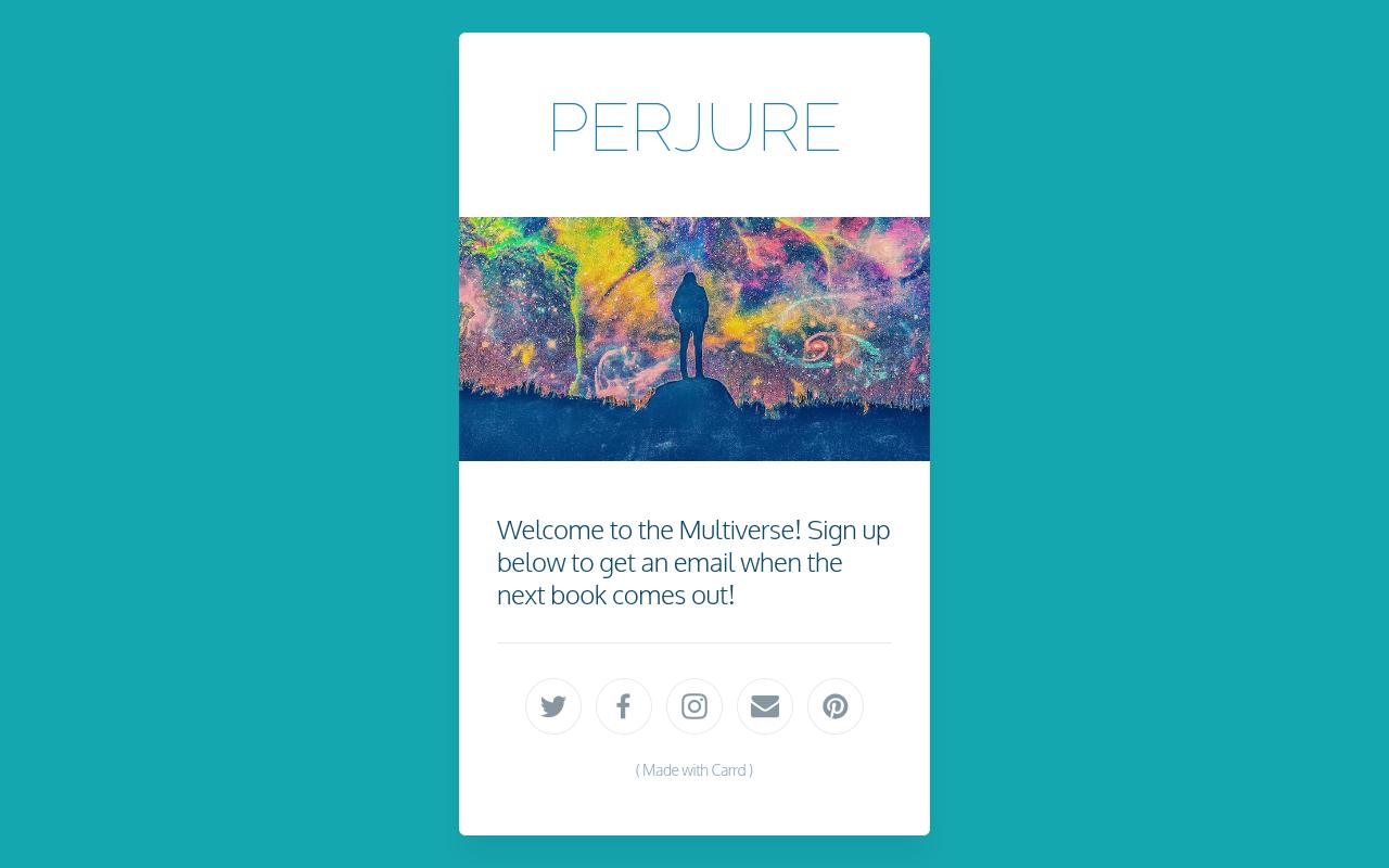Carrd profile picture for @perjure